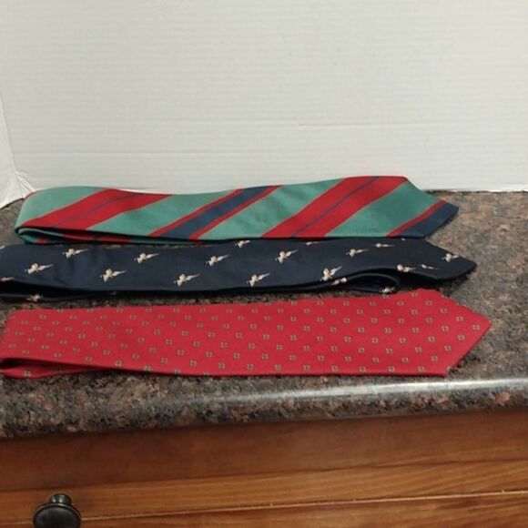 3 Lands' End Ties...EUC - Picture 1 of 5